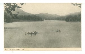 VT - Eden. Lake Eden, Canoeing