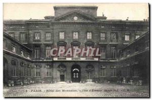 Old Postcard Paris Hotel of the Court of coins & # 39honneur