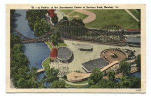 Postcard Section Amusement Center Hershey Park Hershey PA 1955