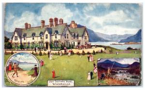 1911 Great Southern Hotel, Waterville, County Kerry, Ireland Postcard