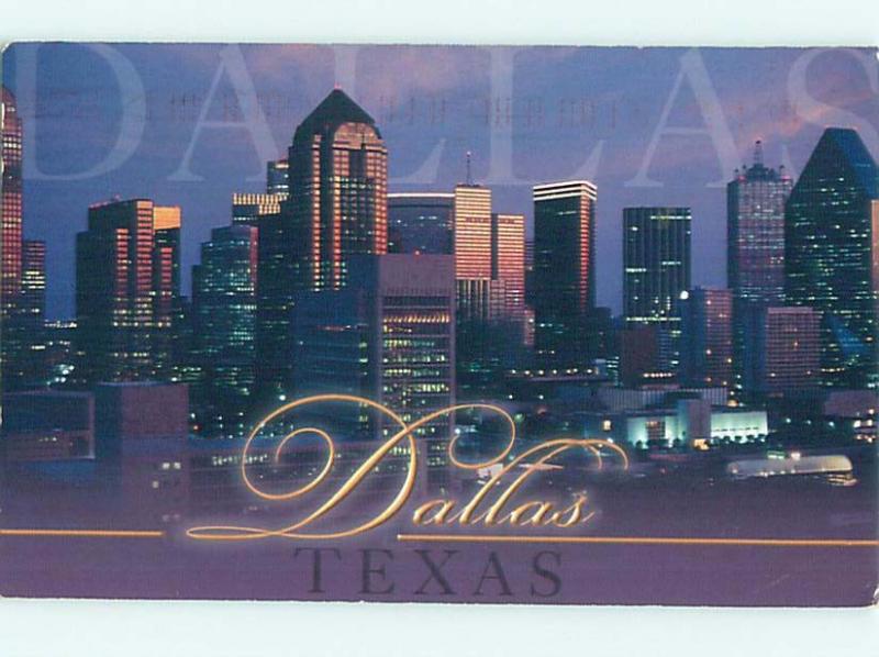 1983 postcard SOUTH FROM MCKINNEY AVENUE Dallas Texas TX hn5742