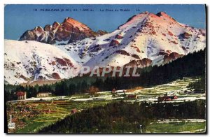 Old Postcard Piera Cava La Cime Du Diable