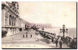 Monaco - Monte Carlo - La Terrasse - Old Postcard