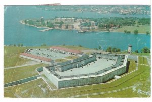 Fort Henry & Royal Military College, Kingston Ontario, 1959 Aerial View Postcard