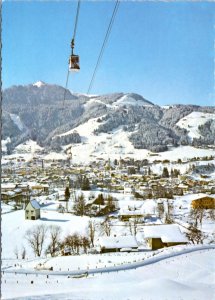 Postcard Austria Tirol - Kitzbuhel winter sports area