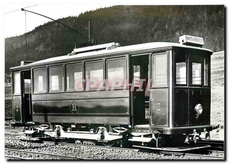 Postcard Modern Tram This 2 2 2 before the filing of Cernier