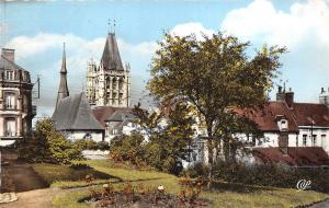 BR27777 Laigle l eglise st martin a travers les arbres france