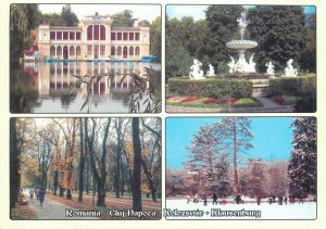 Postcard Romania Cluj Kolozsvar Klausenburg City Park multi views