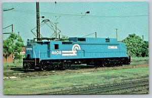 Railroad Locomotive Train Postcard - Conrail #4608