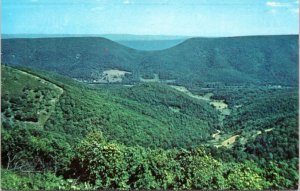 Postcard WV Saddle Mountain US 50