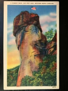 Vintage Postcard 1930-1945 Chimney Rock, W. North Carolina (NC)