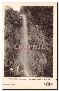 Postcard Old Villecroze Cascade de la Baume