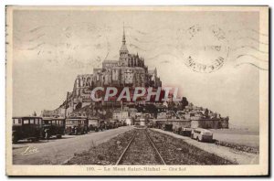 Old Postcard Mont Saint Michel Cote Sud Automotive