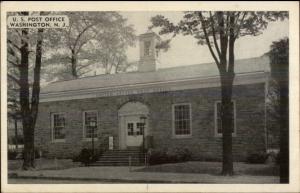 Washington NJ Post Office Postcard