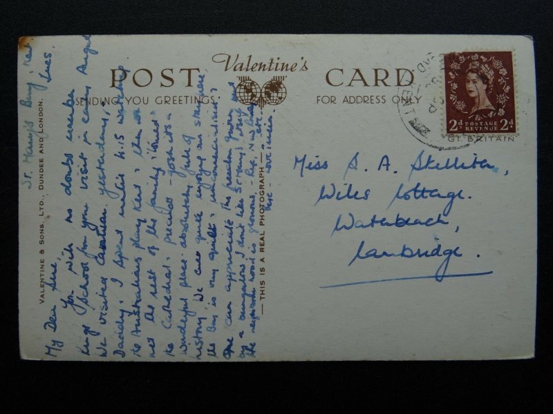 Kent CANTERBURY Kings School c1950s RP Postcard by Valentine