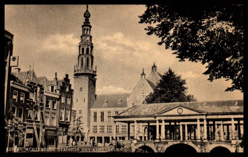 Achterzide Stadhaus Met Korenbeurs,Leiden,Netherlands BIN