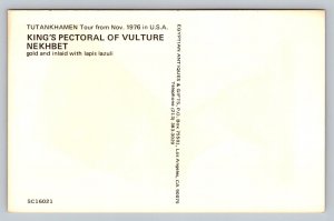 King's Pectoral of Vulture Nekhbet  Egypt   Postcard