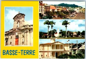 c1970s Basse-Terre, Guadeloupe Colonial Architecture Cathedral Fountain 4x6 M23