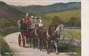 Scotland Rob Roy Highland Coach On Trossachs Road