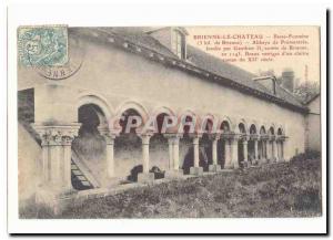 Brienne le Chateau Old Postcard Low fountain (3 km from Brienne) Abbey founde...