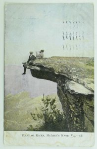 C.1905-10 Point of Rocks, McAfee's Knob, VA. Vintage Postcard P69