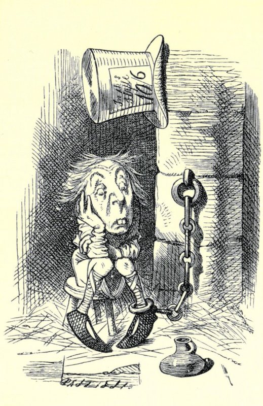 The Kings Messenger in Prison Nicholas Royle Alice In Wonderland Postcard
