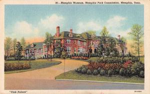 Memphis Tennessee Memphis Museum Linen Antique Postcard J58027 