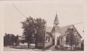 Wisconsin Mattoon M E Church 1939 Real Photo RPPC