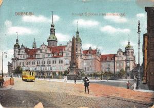 b23385 tramway tram dresden germany konigl schloss