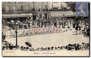Beziers Old Postcard Dance of Treilles TOP
