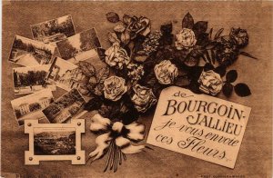 CPA Jallieu - De Bourgoin-Jallieu - Scenes - Fleurs FRANCE (961820)