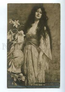 215341 Harem Slave LONG HAIR Lily by VOBRING Vintage postcard