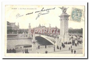 Paris (8th) Postcard The Old Alexander III bridge
