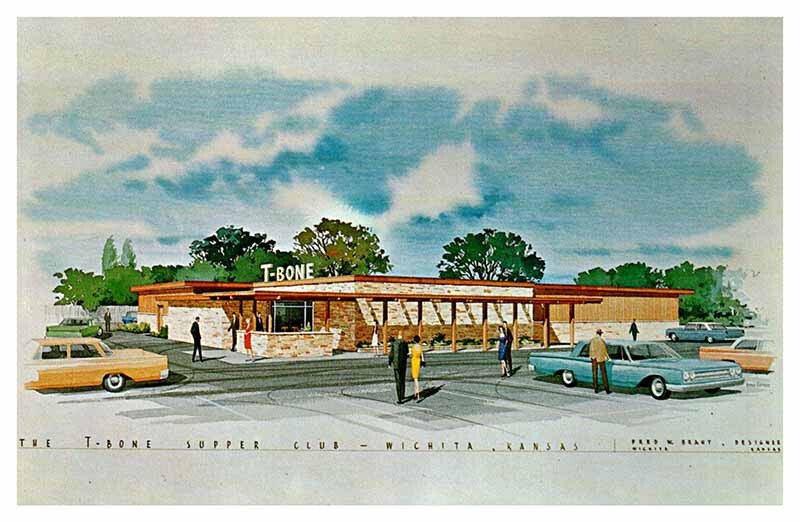 Postcard RESTAURANT SCENE Wichita Kansas KS AR9733