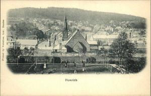 Penrith Australia Tennis Game? Bird's Eye View c1900 Old ...