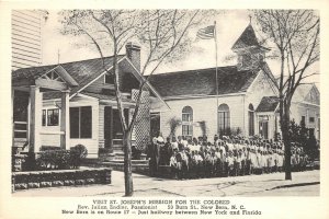 J17/ New Bern North Carolina Postcard c1920s Black Americana Colored Mission 100