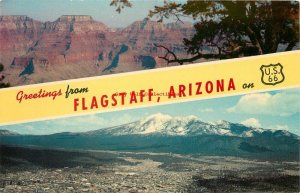 AZ, Flagstaff, Arizona, Mather Point, Multi View, H.S. Crocker