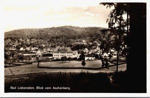 Germany Bad Liebenstein Blick vom Aschenberg Vintage RPPC C062