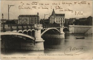 CPA GRENOBLE Le Pont de l'Esplanade et la Chambre de Commerce (685703)