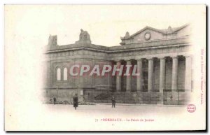 Old Postcard Bordeaux courthouse