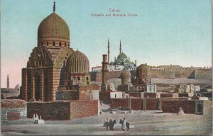 Postcard Citadelle and Mameluk Tombe Cairo Egypt