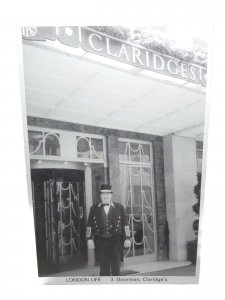 The Doorman at Claridges Hotel Mayfair London New Unused Vintage Postcard 2006
