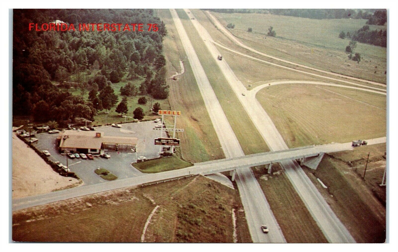 Florida I75 Shell Gas Station between Gainesville & Lake City
