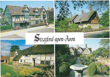 England.  Stratford-upon-Avon.  Shakespeare's Birthplace
