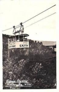 Australia - RPPC Scenic Skyway, Katoomba, NSW c.1940