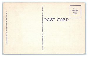 HEMPSTEAD, Long Island, NY  ~  LARGE LETTER LINEN  c1950s Curt Teich Postcard