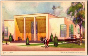 1933 Chicago Worlds Fair 113 Christian Science Monitor Bldg Vintage Postcard P36