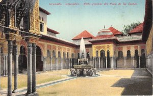 Lot 54 spain granada alhambra general view of the courtyard of the lions