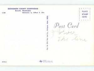 Pre-1980 COURTHOUSE SCENE Everett Washington WA d2859