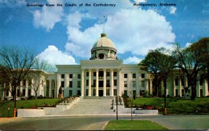 Alabama Montgomery State Capitol Greetings From The Cradle Of The Confederacy